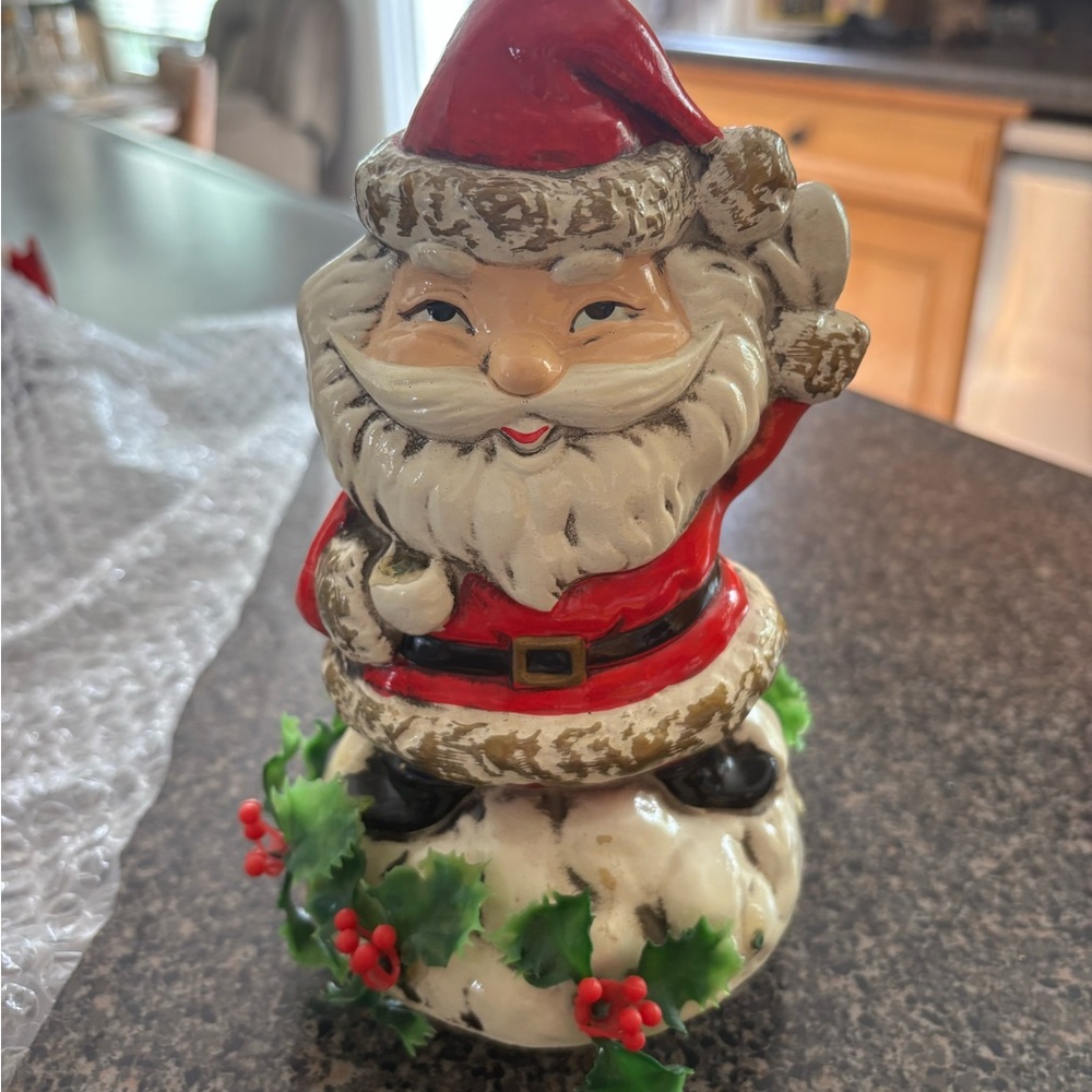 Vintage Musical Christmas Decoration Santa (JINGLE BELL)